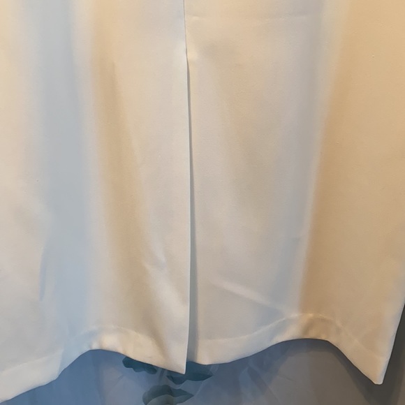 KB STELLA LOUISE WHITE LINED PENCIL SKIRT SZ 14 - Picture 5 of 10